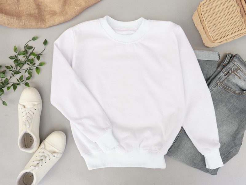 Pima long sleeve and sweatshirt